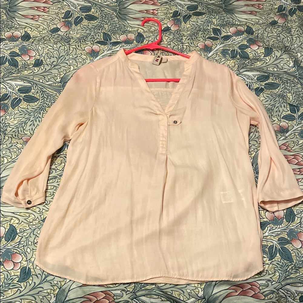 Dolan Light Pink Relaxed Blouse